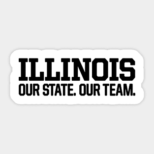 U of I Basketball Sticker